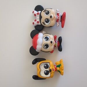 Disney Doorables Christmas Mickey Mouse & Minnie Mouse & Pluto